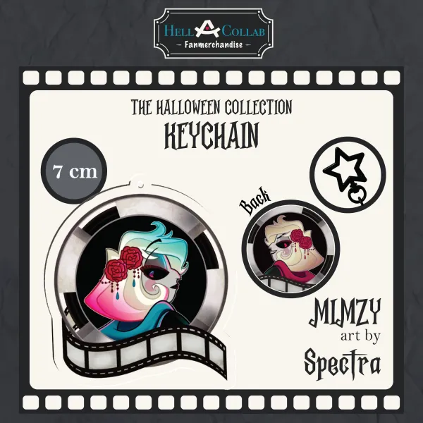 Mimzy Acrylic Keychain || Halloween Hell-A-Collab