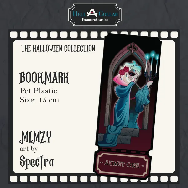 Mimzy Custom PET Plastic Bookmark || Halloween Hell-A-Collab