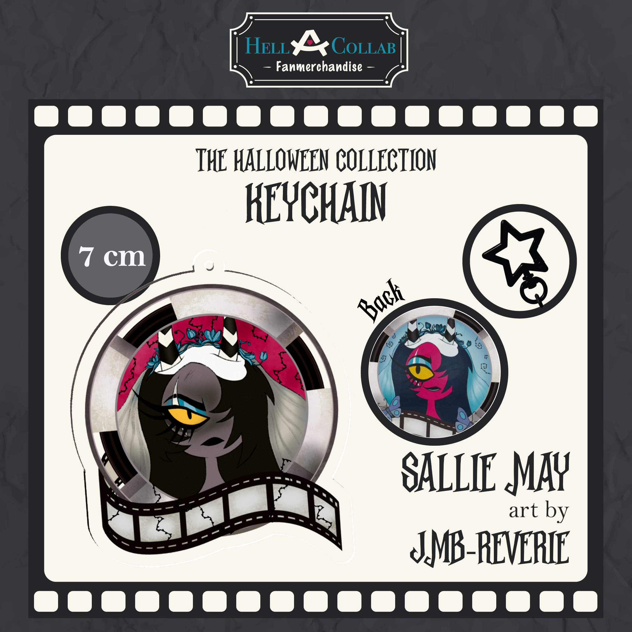 Sallie May Halloween Acrylic Keychain