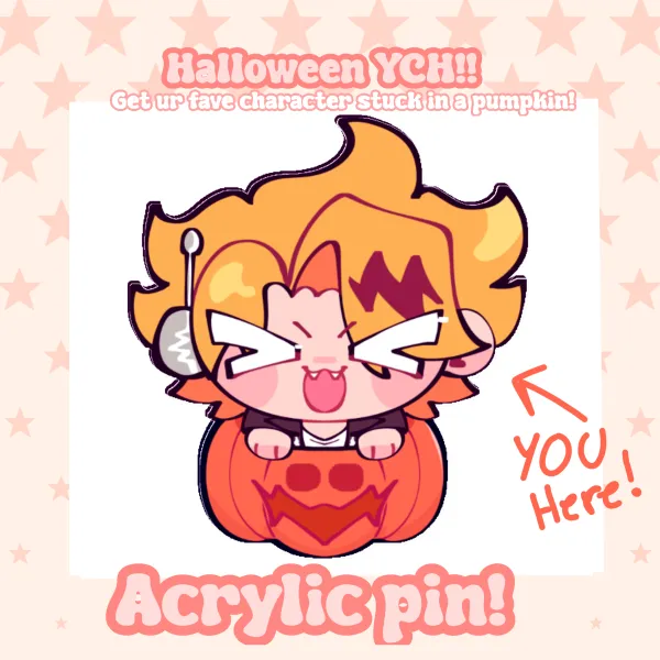 Halloween YCH in pumpkin!!