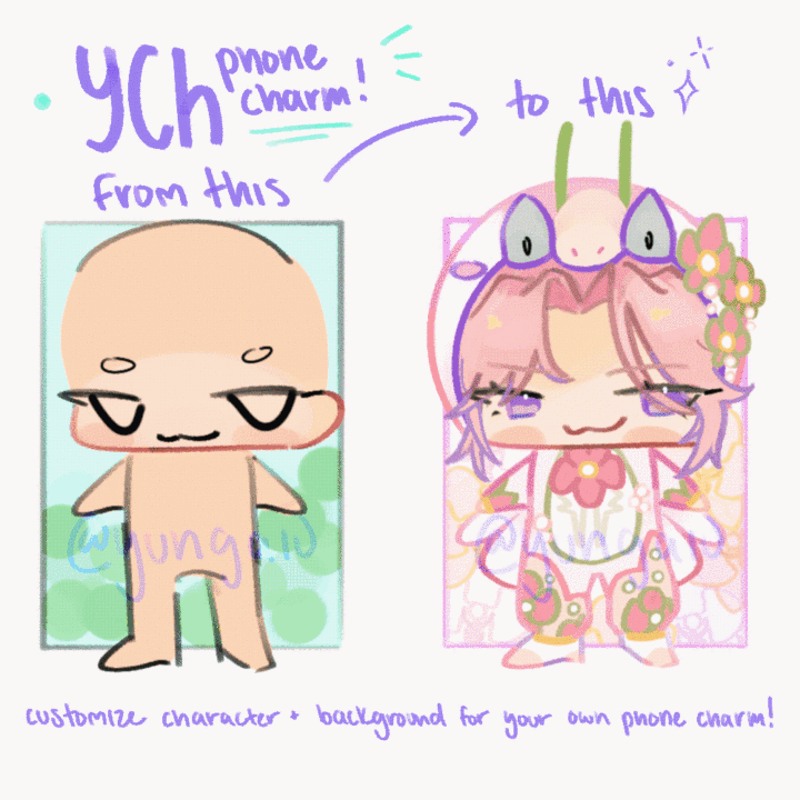 YCH Phone Charm