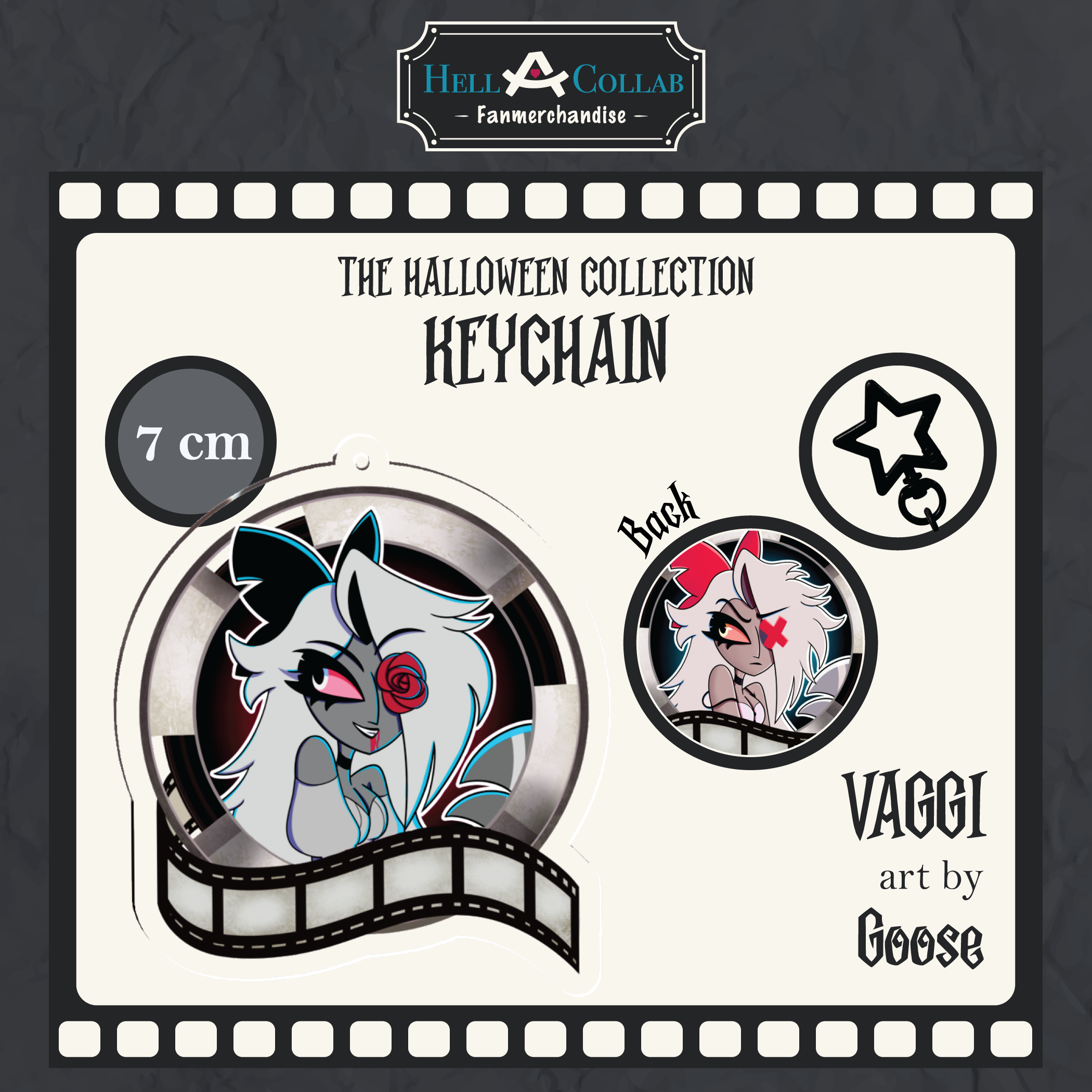 Vaggi Halloween Hell-A-Collab | KEYCHAIN
