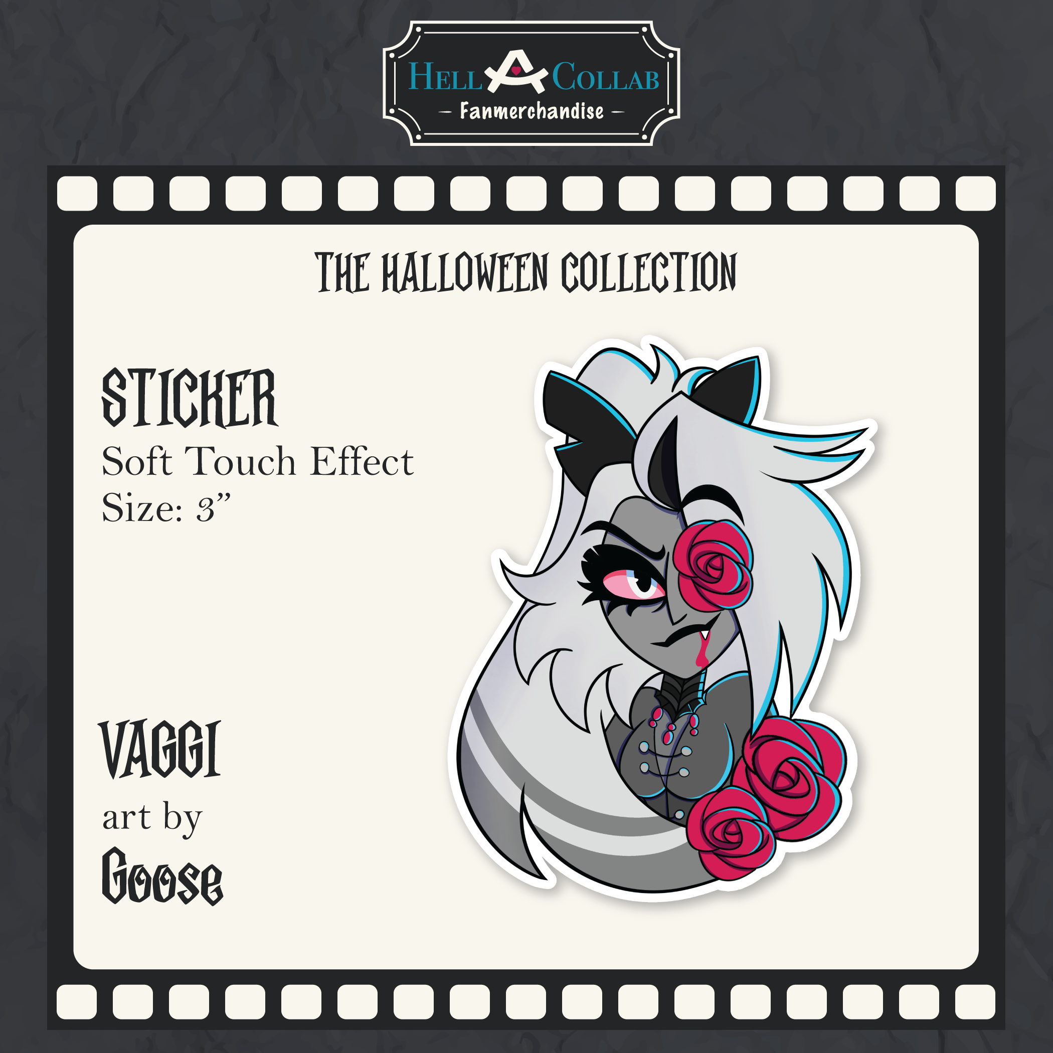 Vaggi Halloween Hell-A-Collab | STICKER