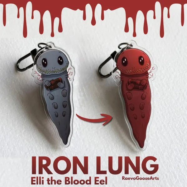 Iron Lung Blood Eel Keychain