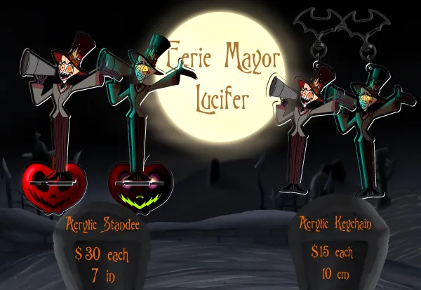 Hazbin Halloween | Eerie Mayor Lucifer Set