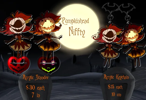 Hazbin Halloween | Pumpkinhead Niffty Set