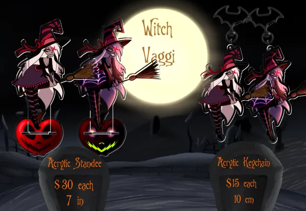 Hazbin Halloween | Witch Vaggi Set