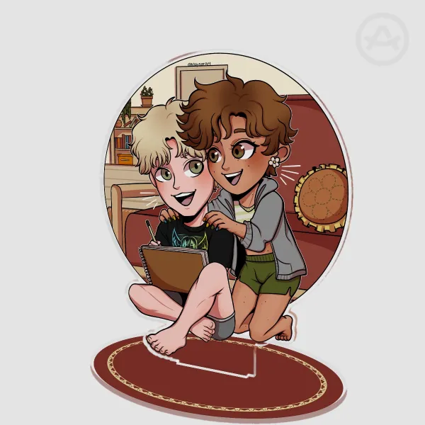 Lunisolar: Thomas and Jessie Acrylic Standees
