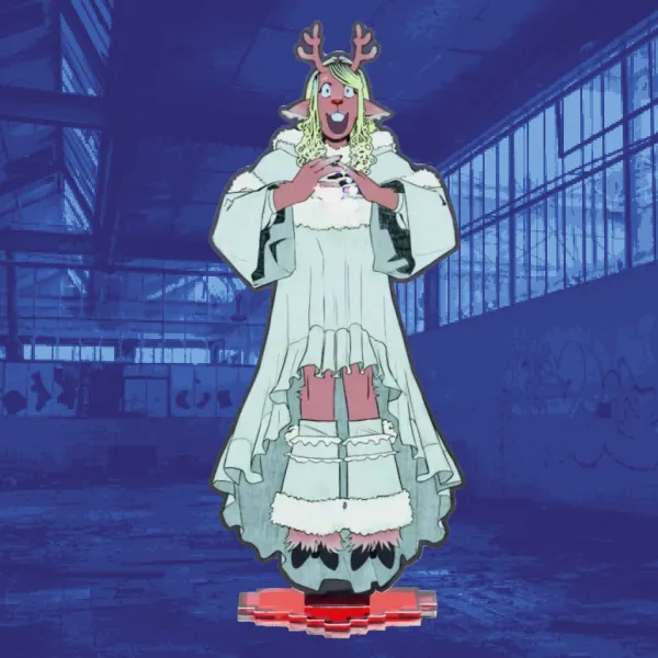Noelle Clear Acrylic Standee