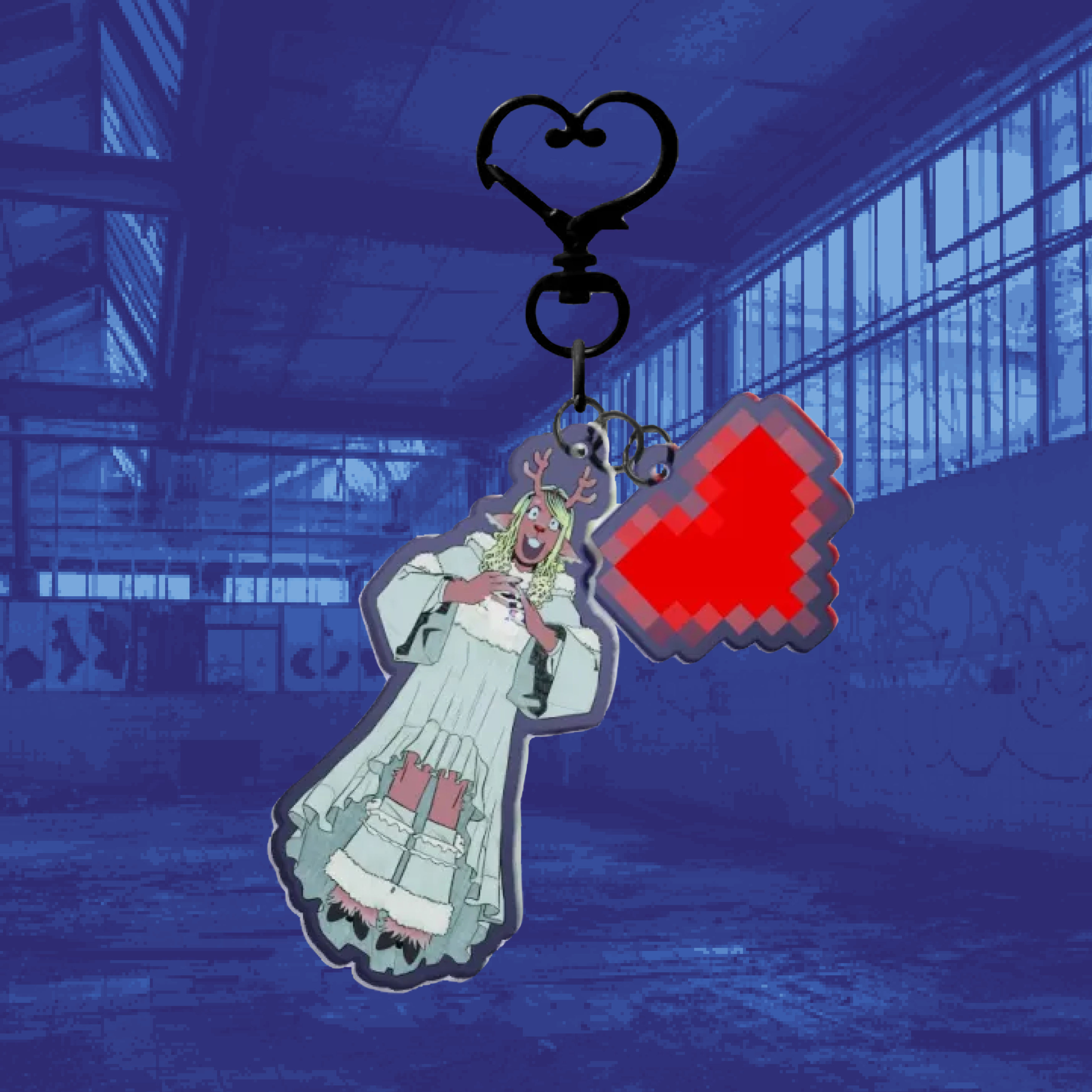 Noelle Acrylic 2-Piece Keychain