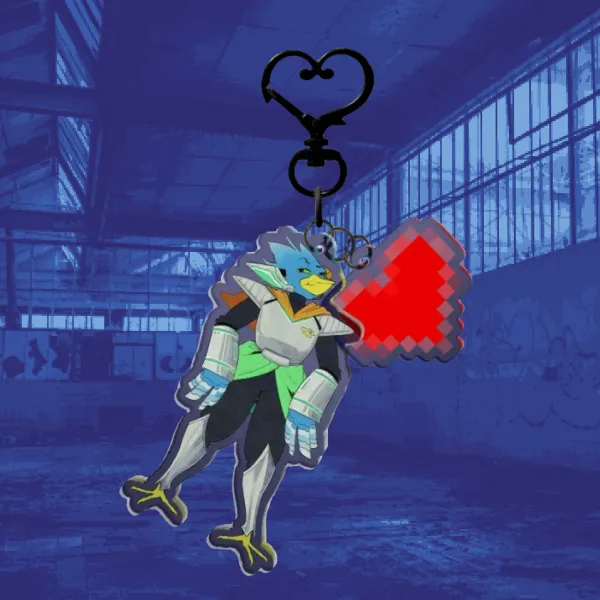 Berdly Acrylic 2-Piece Keychain