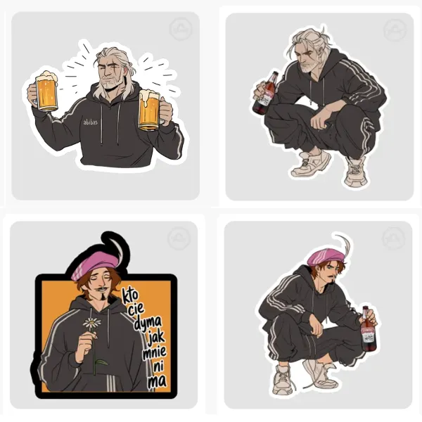 Jaskier & Geralt Set