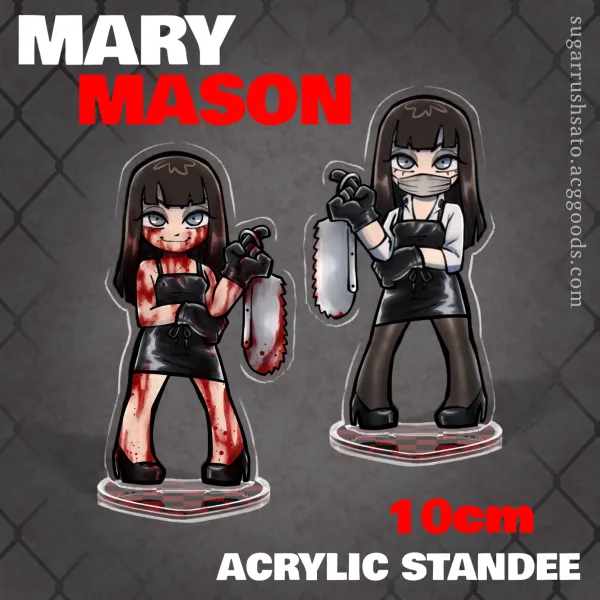 Mary Mason Clear Acrylic Standee