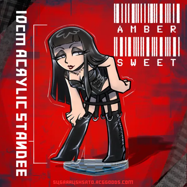 Amber Sweet Clear Acrylic Standee