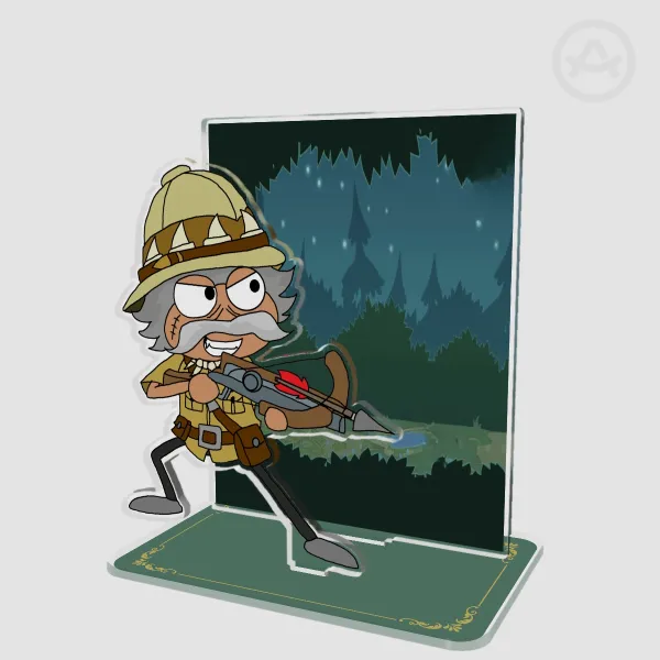Myron Van Buren  Double Insert Acrylic Standees