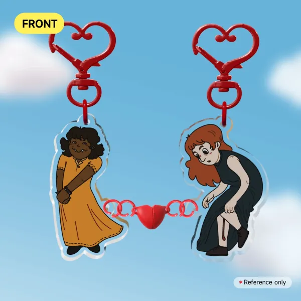IWTV claudeline love keychains