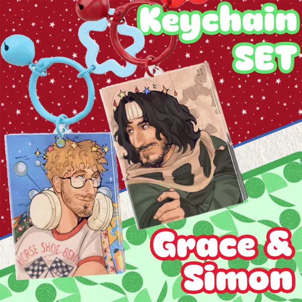 Grace & Simon Keychain SET 2