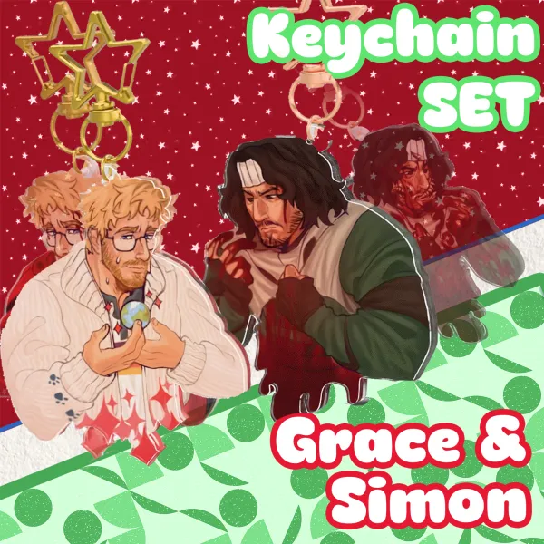 Bloodymary Acrylic Keychain SET