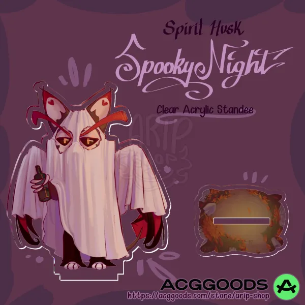 Spooky Night Husk | Clear Acrylic Standees