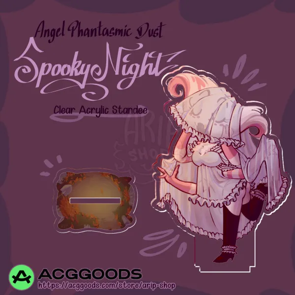 Spooky Night Angel Dust | Clear Acrylic Standees