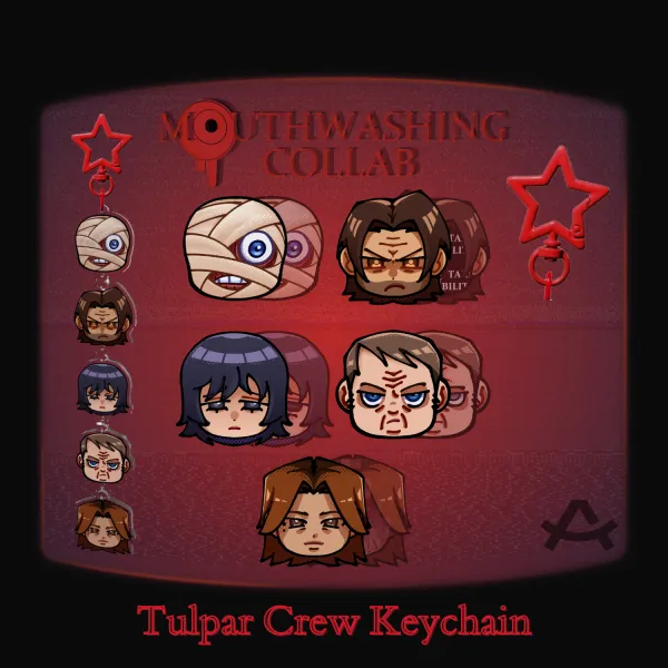 Tulpar Crew Connection Keychain (Mouthwashing)