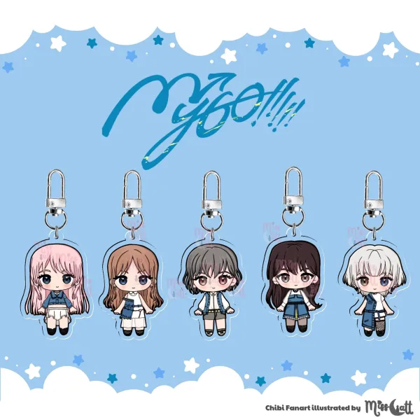 MyGO!!!!! BanGDream Acrylic Keychains