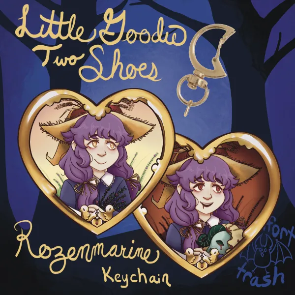 Rozenmarine Heart Keychain (Little Goody Two Shoes)