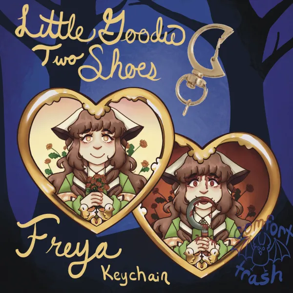 Freya Heart Keychain (Little Goody Two Shoes)