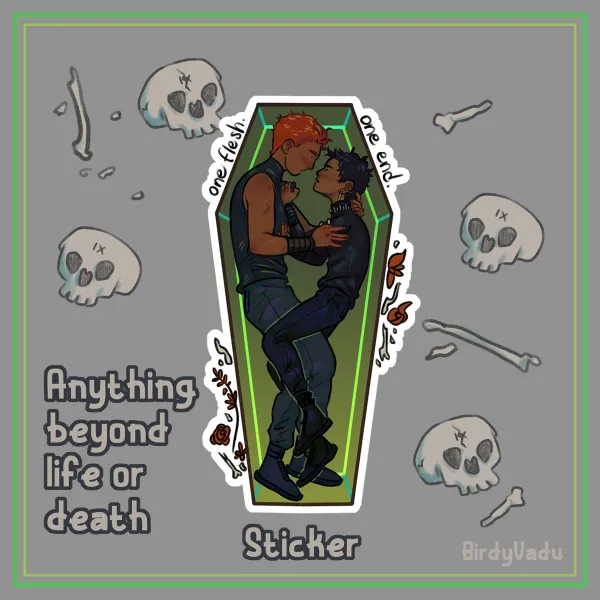 Sticker | Griddlehark Coffin