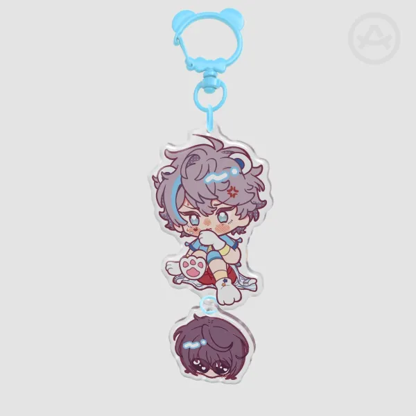 Izumi Sena - KumaKuma ResQ Epoxy Clear Acrylic Keychain