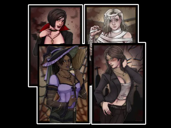 Halloween Resident Evil Print Set!