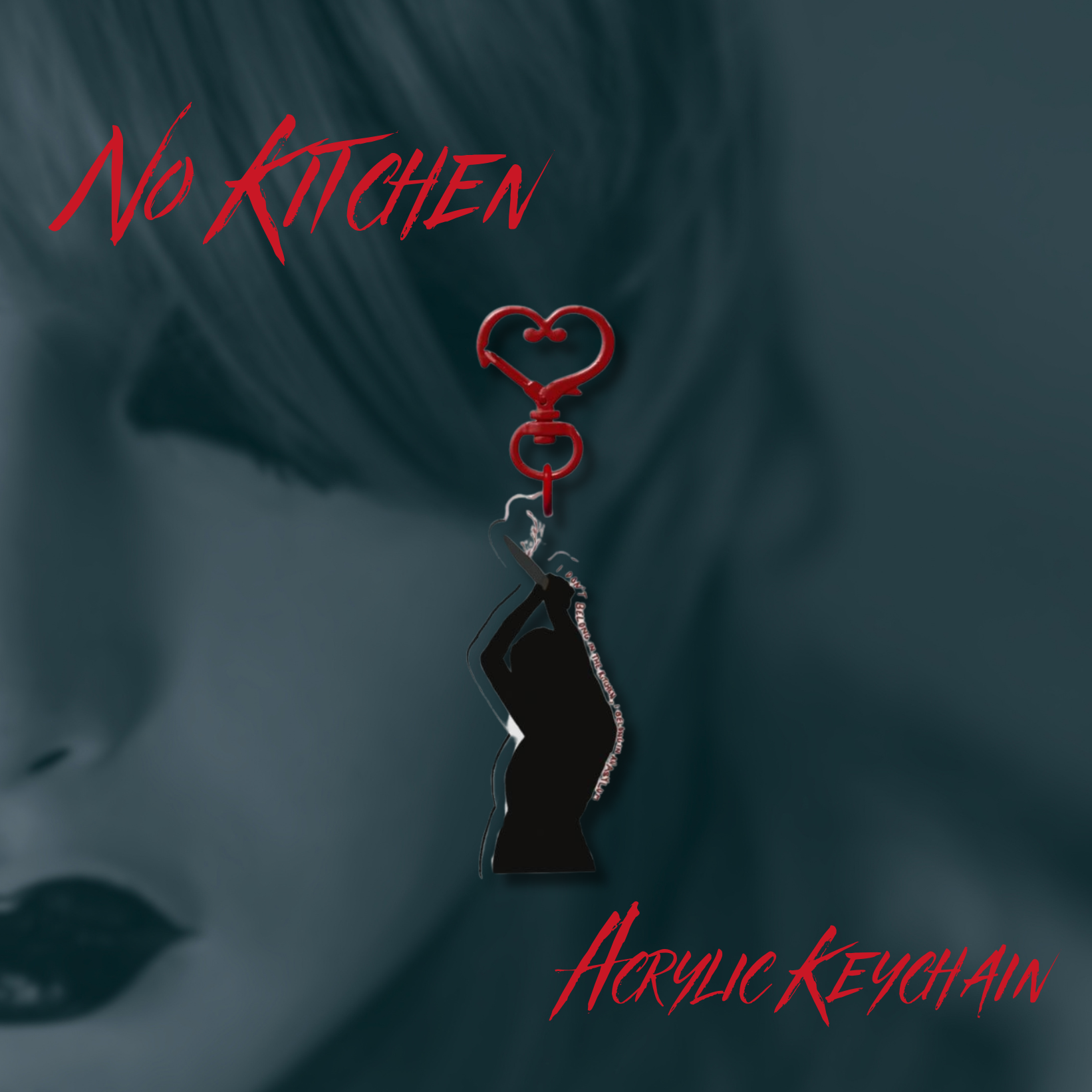 No Kitchens Acrylic Keychain