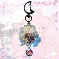 Cream Ash Cookie Connection Acrylic Keychain٭✧