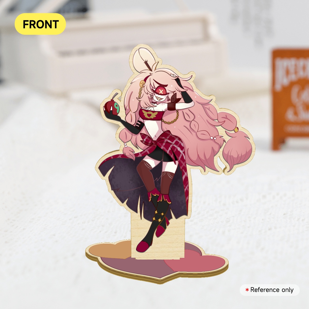 Pirate Cherri Bomb wooden standee || 14cm || hazbin hotel