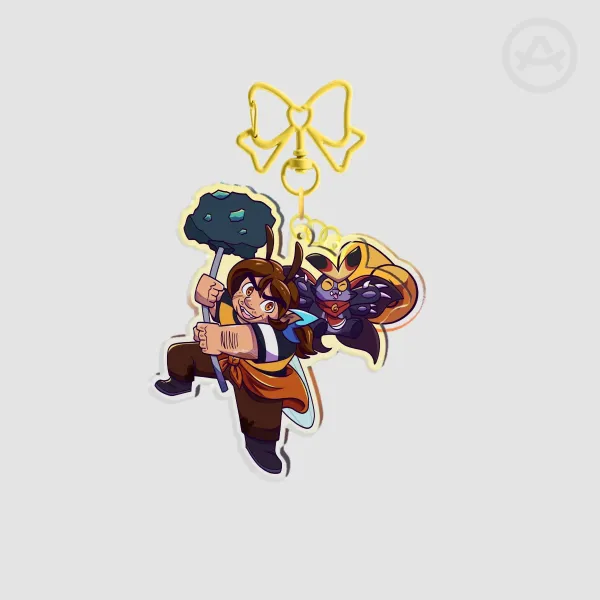 Bee and Viri Duo Keychain
