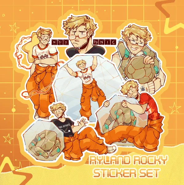 Ryland & Rocky Sticker Set ⭐ Project Hail Mary