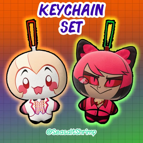 Lu + Al - Plush Keychain set