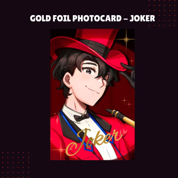 Persona 5 Royal: Joker Gold Foil Photocard