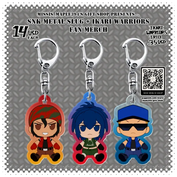 IKARI WARRIORS TEAM (Keychain Pack)