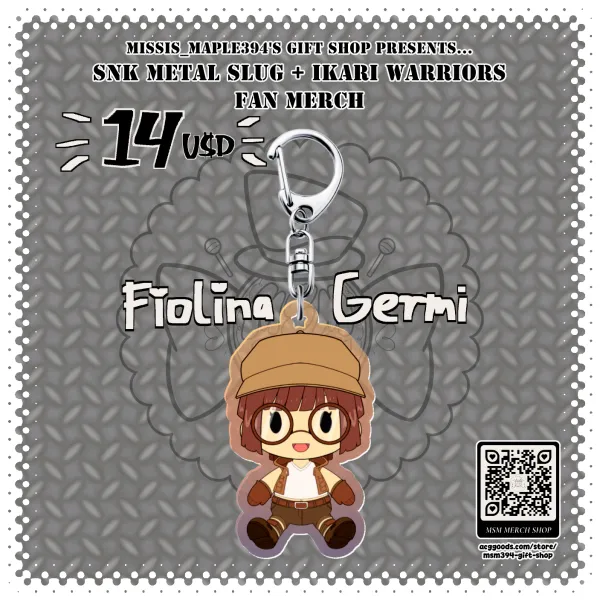 ACRYLIC CHARM ~ Metal Slug - Fiolina Germi