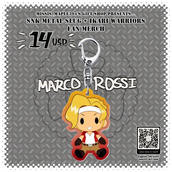 ACRYLIC CHARM ~ Metal Slug - Marco Rossi