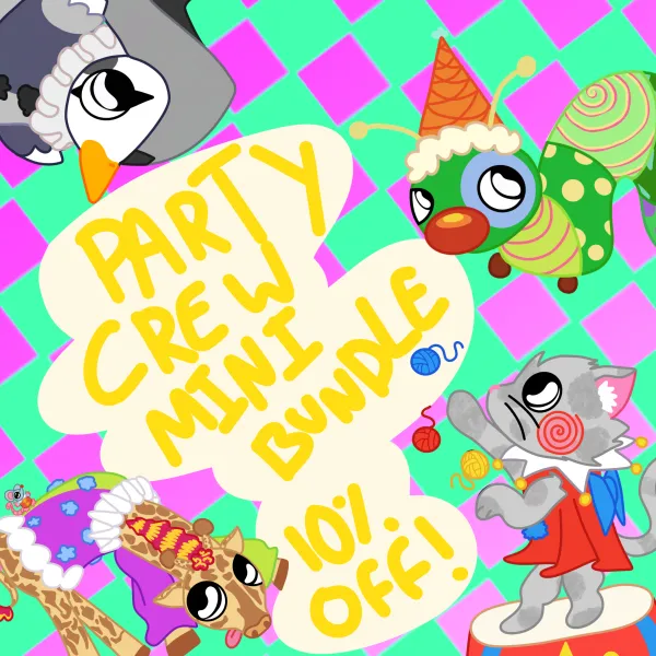 Party crew standee set!