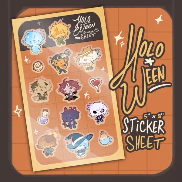 ★ Holostars Halloween Sticker Sheet! ★