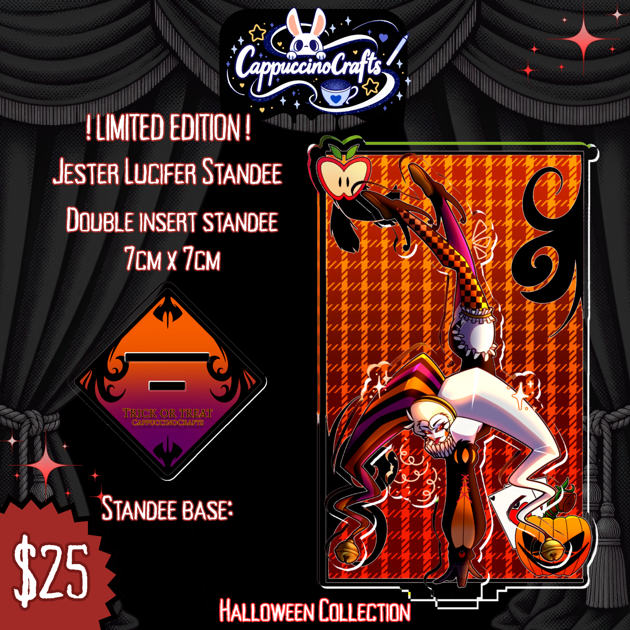 [LIMITED EDITION] Jester Lucifer || Double insert standee || Hellaverse