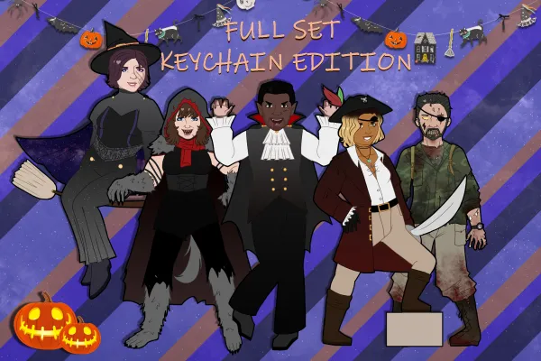 Halloween Requiem // FULL SET (KEYCHAINS)