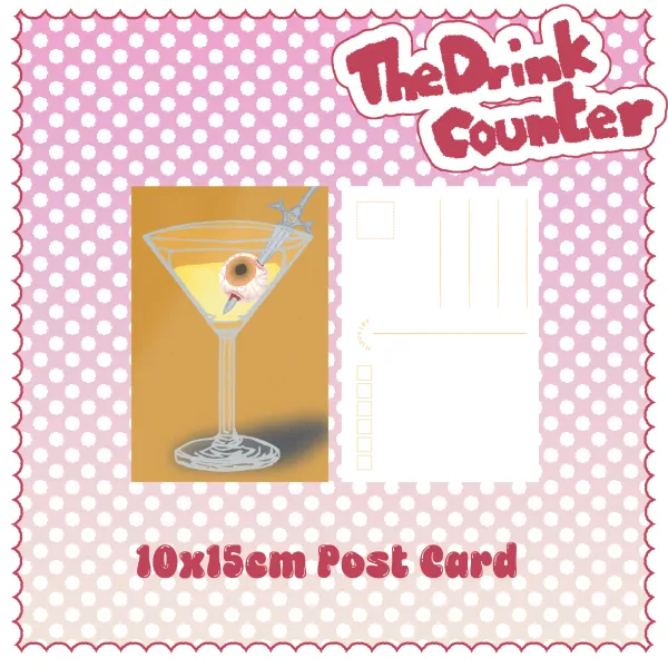 Eye Drop Martini Postcards