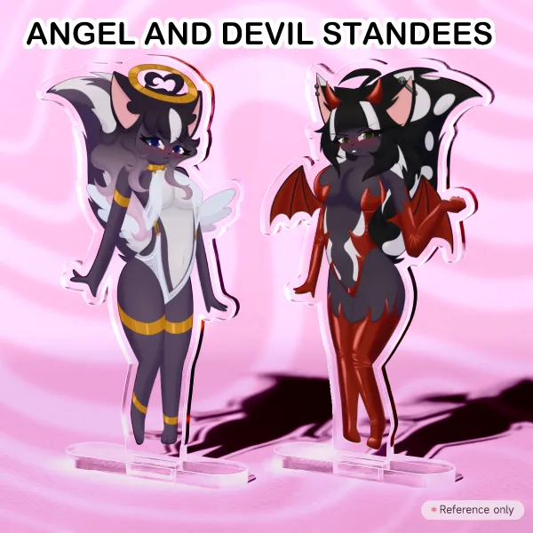 Angel and Devil Skunks