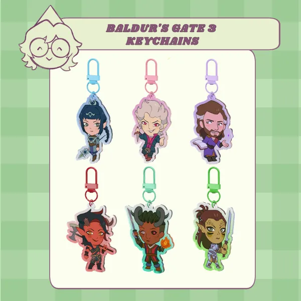 [Baldur's Gate 3] Keychain Set