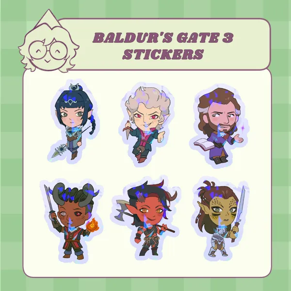 [Baldur's Gate 3] Sticker Set