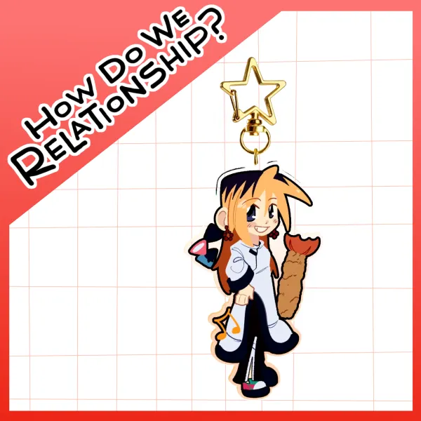 How Do We Relationship? | Saeko keychain